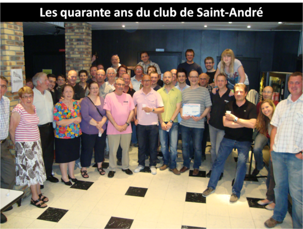 Les quarante ans du club de Saint André lez Lille